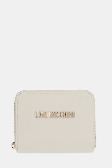 Peňaženka Love Moschino dámska, béžová farba, JC5702PP1