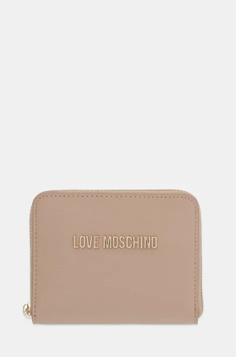 Love Moschino pénztárca bézs, női, JC5702PP1