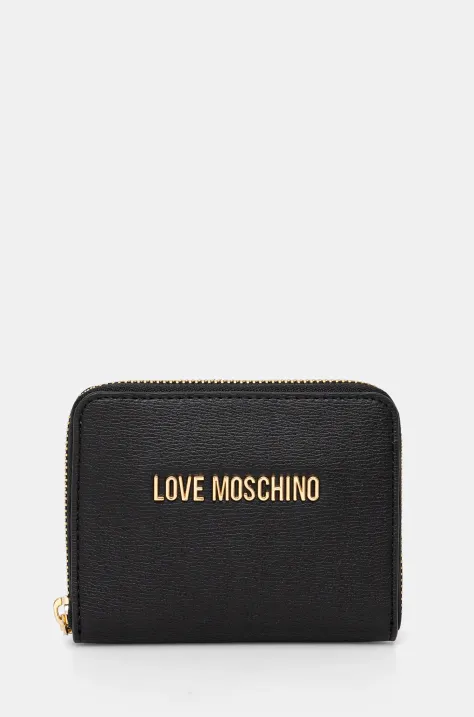 Love Moschino portofel femei, culoarea negru, JC5702PP1