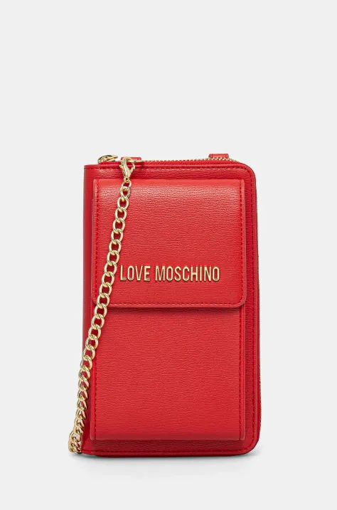 Кошелек Love Moschino женский цвет красный JC5701PP1