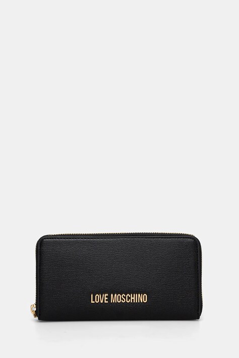 Love Moschino portfel damski kolor czarny JC5700PP1