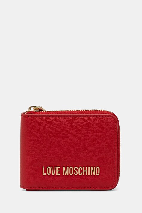 Love Moschino portfel damski kolor czerwony JC5639PP1