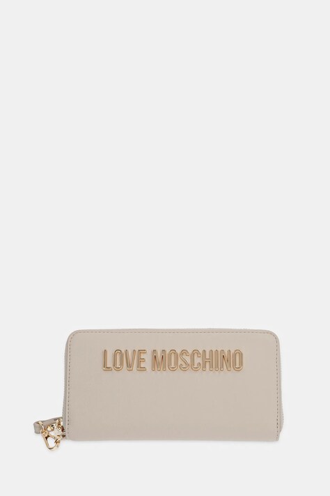 Love Moschino portfel damski kolor beżowy JC5620PP1