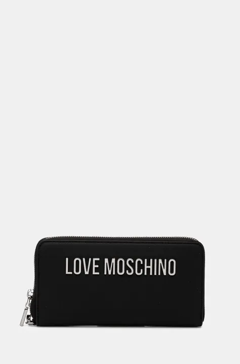 Novčanik Love Moschino za žene, boja: crna, JC5620PP1