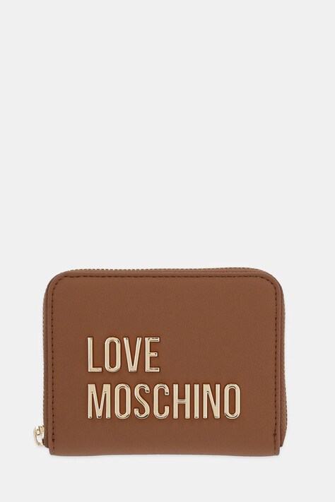 Peněženka Love Moschino hnědá barva, JC5613PP1