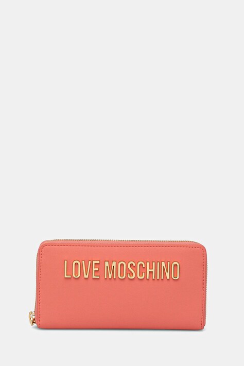 Love Moschino portfel damski kolor pomarańczowy JC5611PP1