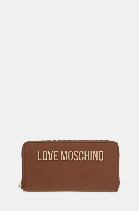 Novčanik Love Moschino za žene, boja: smeđa, JC5611PP1