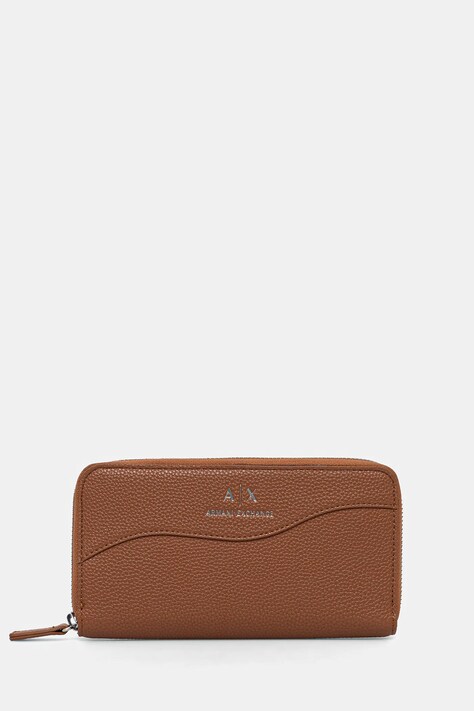 Armani Exchange portofel femei, culoarea maro, 948068 CC783