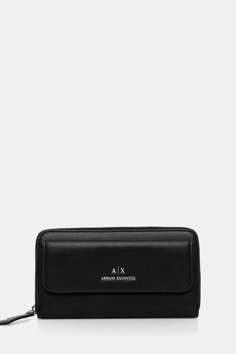 Armani Exchange portfel damski kolor czarny XW000948 AF12589