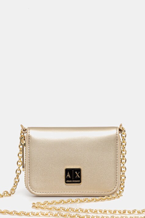 Armani Exchange portfel damski kolor złoty XW000309 AF12153