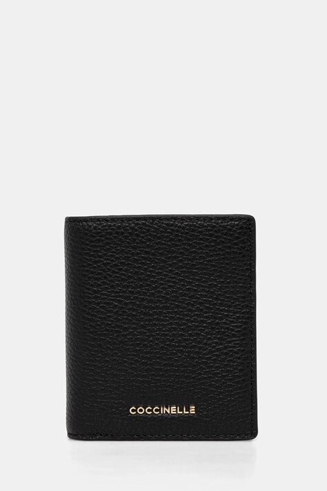 Kožená peněženka Coccinelle černá barva, E2 MW5 11 F2 01
