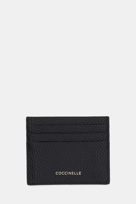 Coccinelle carcasa din piele culoarea negru, E2 SSL 12 01