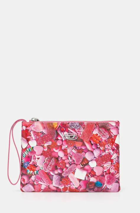 Diesel pochette PLAY PLAY POUCH II wallet colore rosa X10274.P6019