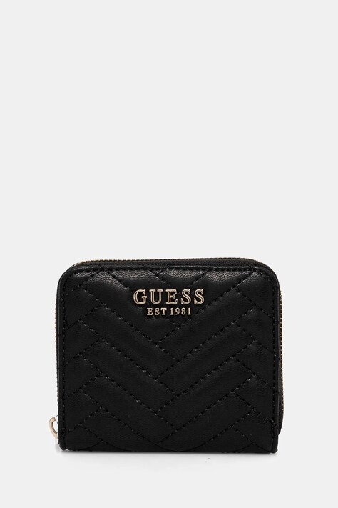 Guess portofel ANNING femei, culoarea negru, SWQG95 08137