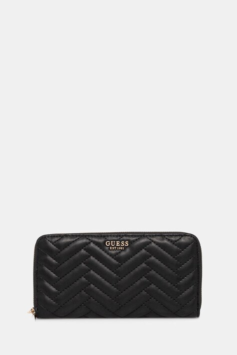 Peněženka Guess ANNING černá barva, SWQG95 08146