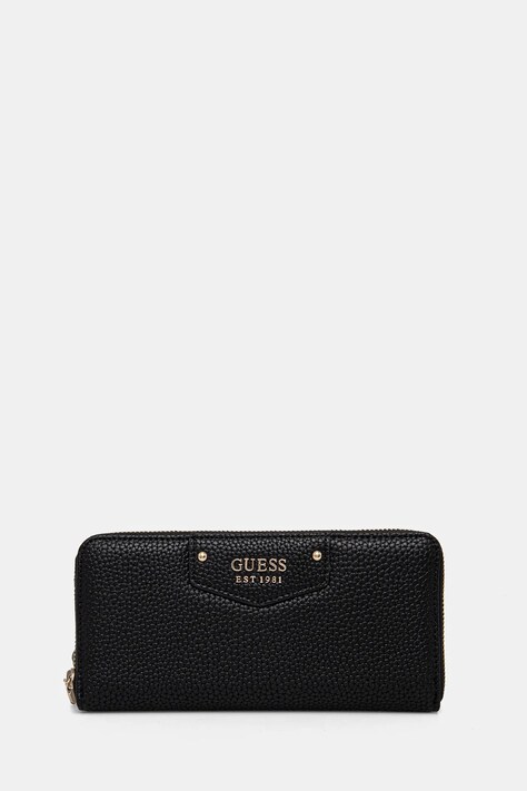Гаманець Guess ECO BRENTON жіночий колір чорний SWVG83 90146