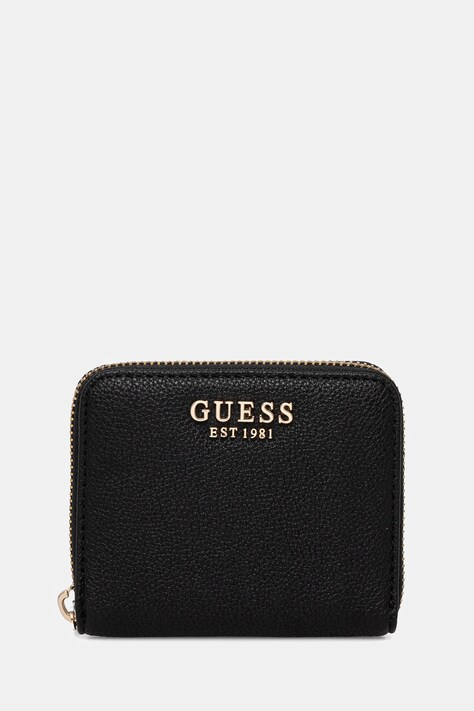 Guess portofel LAUREL femei, culoarea negru, SWBG85 00137