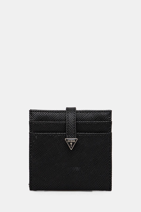Peňaženka Guess LAUREL dámska, čierna farba, SWZG85 00152