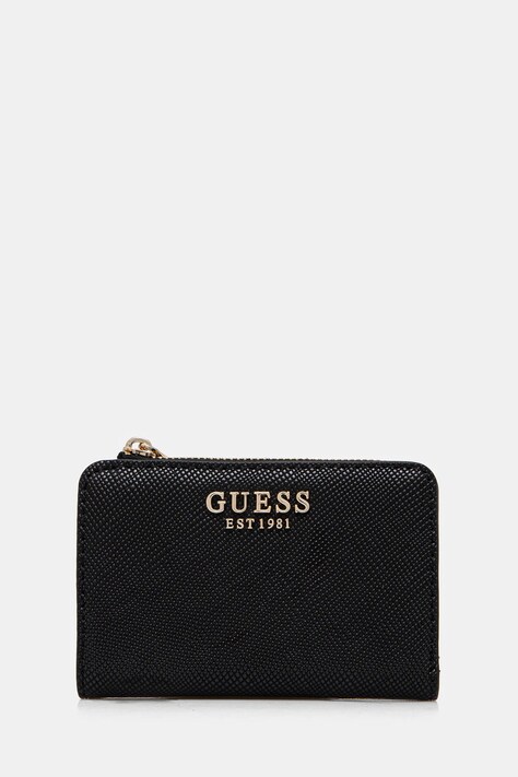 Guess portofel LAUREL femei, culoarea negru, SWZG85 00156