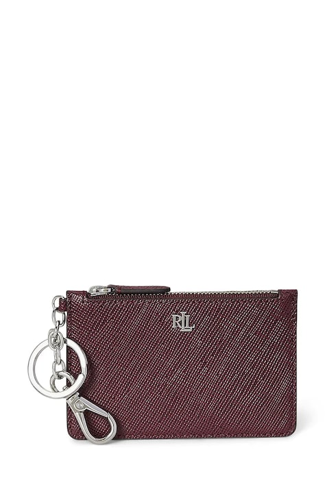 Lauren Ralph Lauren portafoglio in pelle donna colore nero 432966789