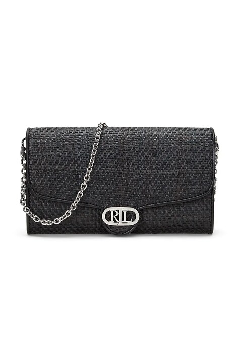 Lauren Ralph Lauren portofel femei, culoarea negru, 432966881