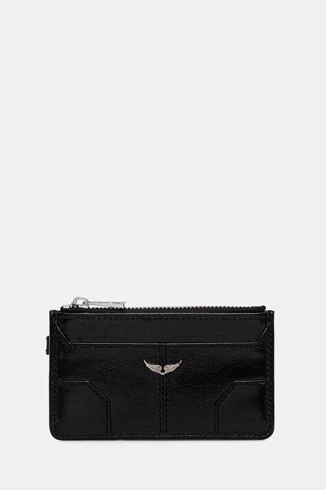 ZADIG&VOLTAIRE portfel skórzany damski kolor czarny LWBA02519
