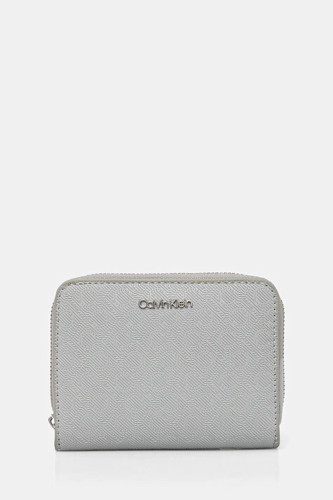 Calvin Klein portofel femei, culoarea gri, K60K612942