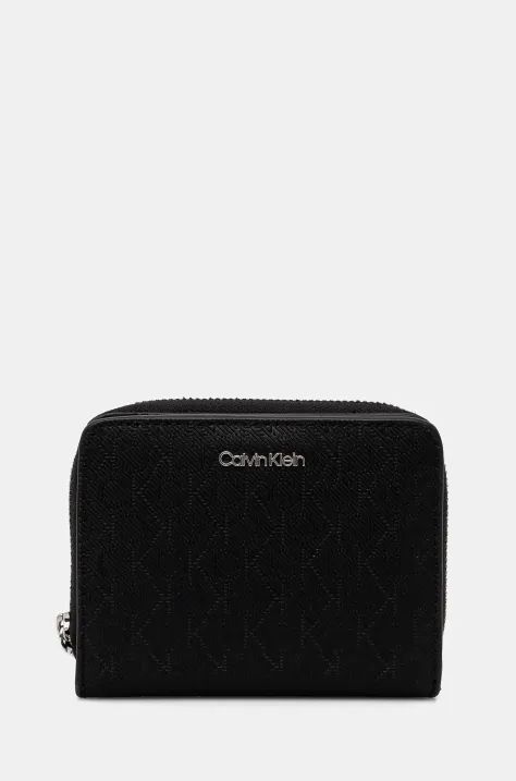 Πορτοφόλι Calvin Klein χρώμα: μαύρο, K60K612942