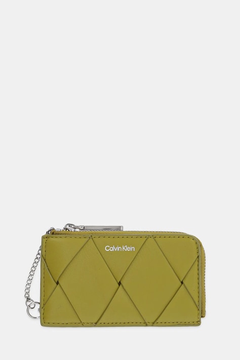 Peňaženka Calvin Klein dámska, zelená farba, K60K612954