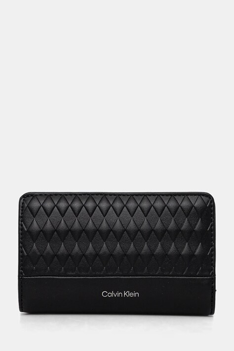 Calvin Klein portofel femei, culoarea negru, K60K612956