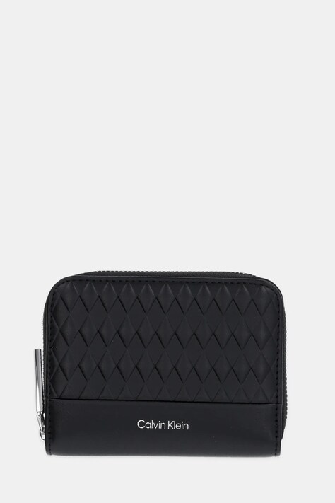Calvin Klein portofel femei, culoarea negru, K60K612958