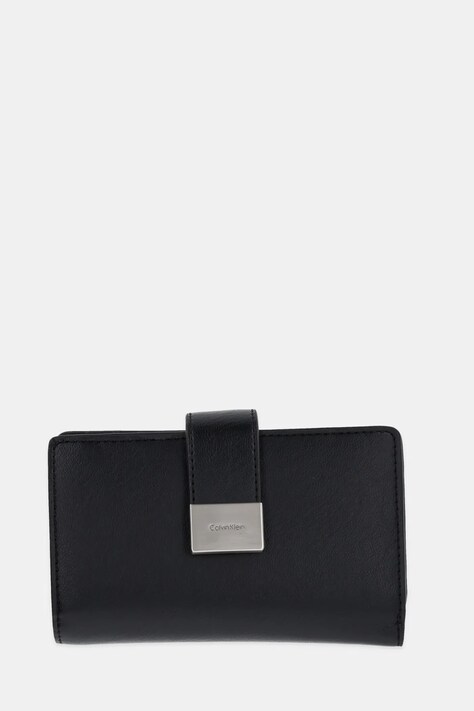 Calvin Klein portofel femei, culoarea negru, K60K612961