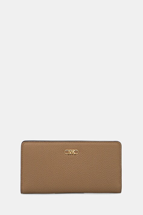 Шкіряний гаманець MICHAEL Michael Kors жіночий колір коричневий 32S5G8EF3L