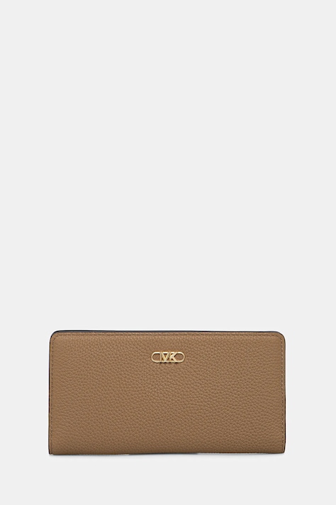 Usnjena denarnica MICHAEL Michael Kors ženski, rjava barva, 32S5G8EF3L