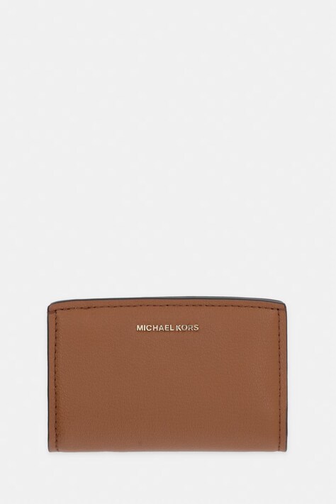 MICHAEL Michael Kors portfel damski skórzany brązowy 32S5GYTZ2L