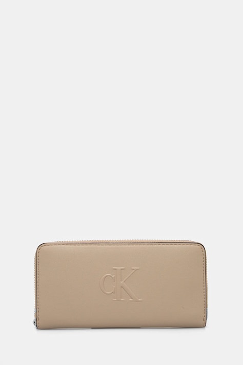 Calvin Klein Jeans pénztárca bézs, női, LV04K1005G