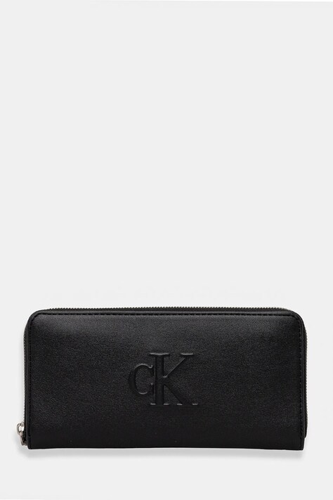 Peněženka Calvin Klein Jeans černá barva, LV04K1005G