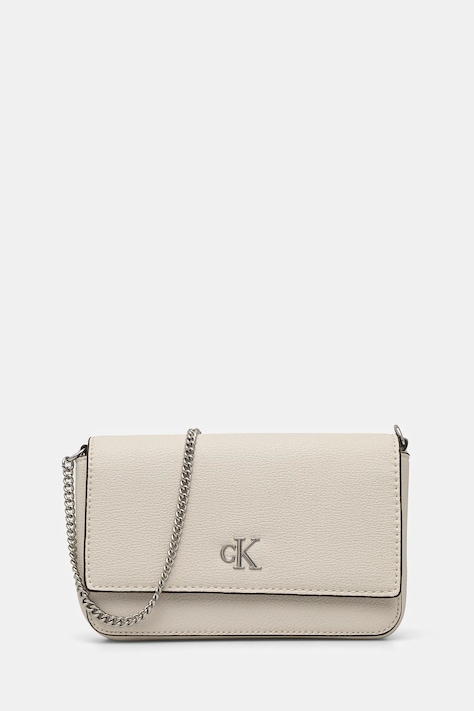 Calvin Klein Jeans torebka kolor beżowy LV04K1027G