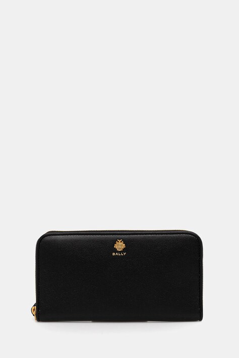 Bally bőr pénztárca fekete, női, WLL00C