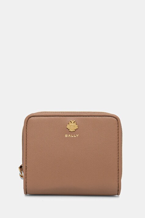 Bally portofel de piele femei, culoarea maro, WLW01W