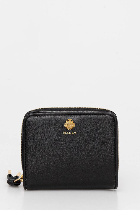 Bally bőr pénztárca fekete, női, WLW01W