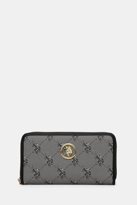 U.S. Polo Assn. portofel HAMPTON femei, culoarea negru, WIUHD6225WVP