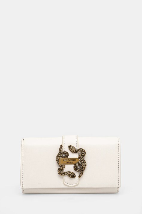 Just Cavalli portofel femei, culoarea alb, 78RA5PA6 ZSA89