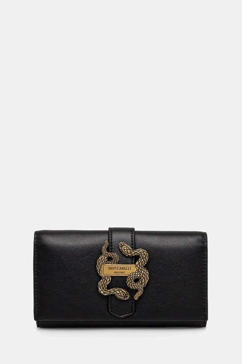 Just Cavalli portfel damski kolor czarny 78RA5PA6 ZSA89