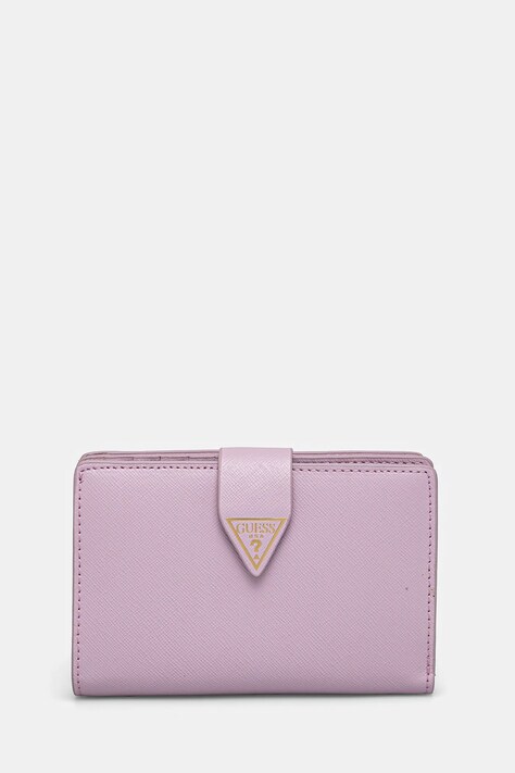 Guess portofel de piele MIRIAM femei, culoarea violet, RW1772 P5201