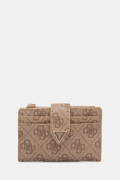 Peňaženka Guess ZAMIRA dámska, béžová farba, RW1782 P5201