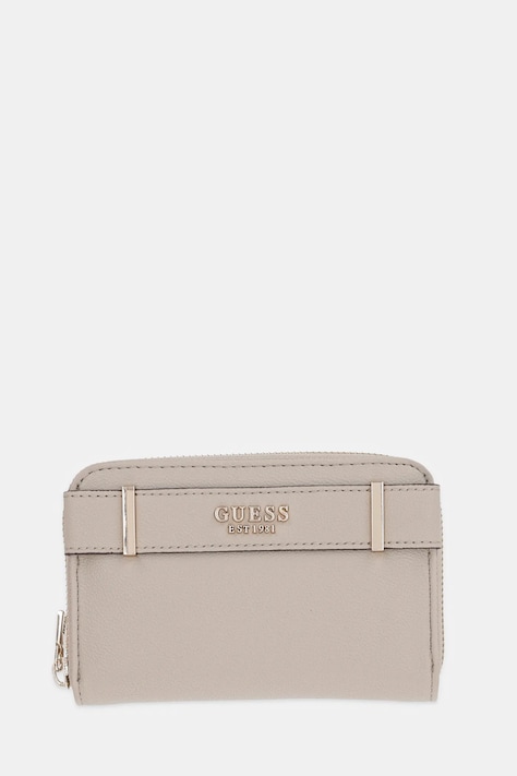 Peňaženka Guess ANADELA dámska, béžová farba, SWBG96 33140