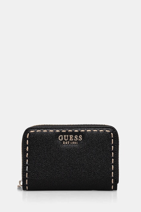 Гаманець Guess NASTRA жіночий колір чорний SWBG96 37140