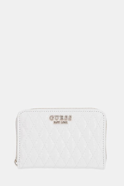 Guess portofel BETULA femei, culoarea alb, SWGG96 26140