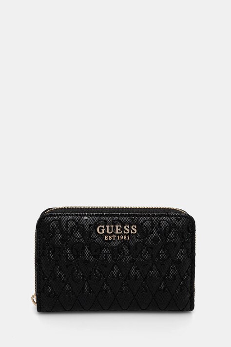 Peněženka Guess BETULA černá barva, SWGG96 26140